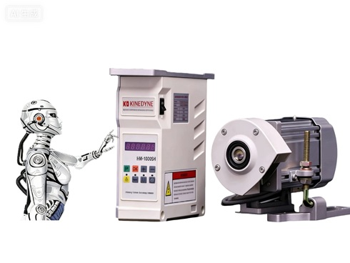 Slow speed servo motor for precision stitching